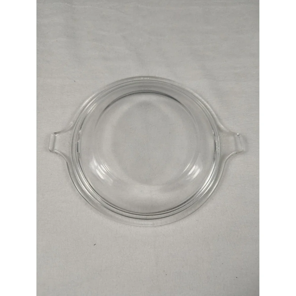 Set of 3 Vintage‎ Pyrex Clear Glass Round Casserole Dish